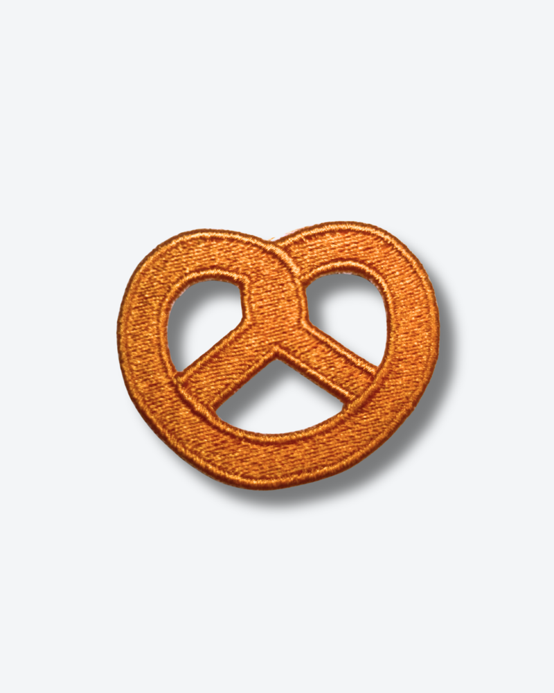 Bügelpatch Brezel